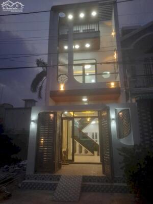 Nhà 4,5×18 đúc 2 lầu đường nội bộ 10m (cách chợ Bình Chánh 9km)