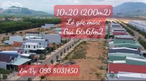 Vsip Bình Định-10x20 (200m2) - Lô góc mini 3 mặt tiền