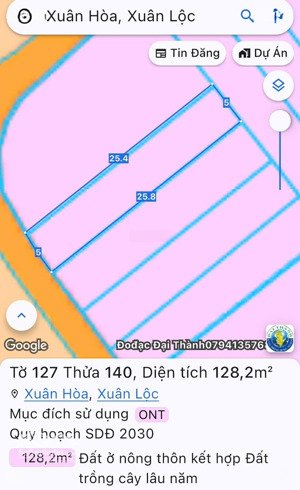 bán mảnh đất thổ cư -sô hổng riêng - giá 360 triệu. lh 