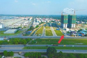 chính chủ bán do6.24 lô góc 125,9m2 mặt đường gom cao tốc và đường 20,5m2 chung cư giá 4,5 tỷ