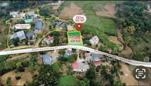 bán đất tại thị trấn lương sơn mặt tiền 8,5m gần khu công nghiệp, nhiều tiện ích