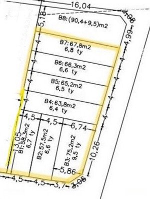 bán 7 lô đất hẻm oto tận nơi giá đầu tư : 