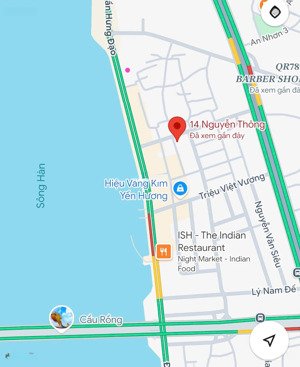 chính chủ đã giảm 1 tỷ đồng, bán nhà mặt tiền đường nguyễn thông, thông thẳng sông hàn