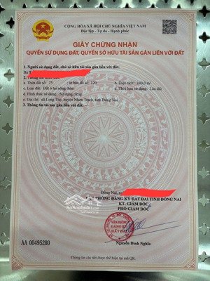 tôi là chủ cần bán lô đất giá rẻ nhất dự án hud , nhơn trạch đồng nai