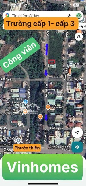 chủ cần bán gấp nền 7x21m mt 3b đối diện công viên cạnh vinhomes giá tốt chỉ 8,6 tỷ. lh 