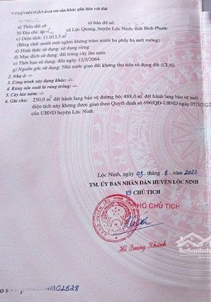 bán đất đường nhựa tại ấp việt quang, lộc quang, lộc ninh, bình phước, 6,5 tỷ, 11013 m2