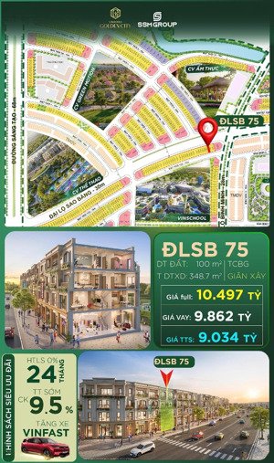 sở hữu căn shophouse 100m2 hai mặt tiền đại lộ sao băng quá rẻ so vơi tiềm năng và vị trí.