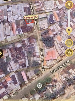 đất gần đường biển trần hưng đạo trung tâm thị trấn vạn giã, ngang 6m x dài 12 , giá 1ty350