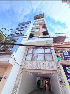bán nhà phố trạm, long biên - 7 tầng view hà nội - ô tô tránh - kinh doanh - full nội thất