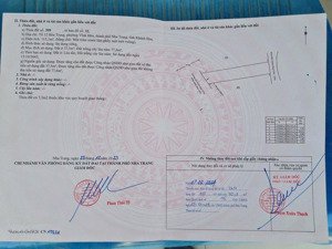 bán đất 2 mặt tiền đường hoà trung, bắc nha trang - 115,1m2 ngang 4,6m - giá 3,5 tỷ