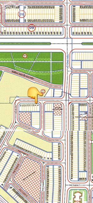 đất mặt tiền đường 7m5 trục thông hồ tùng mậu, nguyễn sinh sắc. gần đh bách khoa, ubnd p.hòa khánh