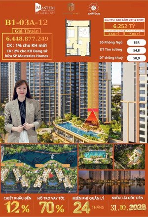 căn hộ cao cấp trung tâm q2. the global city, giá gốc cđt : 115tr/m2. 1pn 6,2 tỷ. 