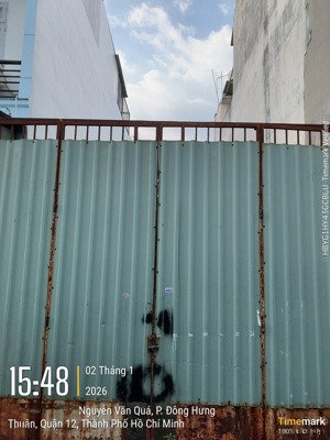 bán đất 5m x 17m. hẻm ô tô vào nhà giáp gò vấp, tân bình. giá 4 tỷ 6