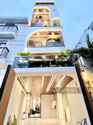 12,8 tỷ 6 tầng - thang máy - full nội thất đường xe hơi thông gần mặt tiền phan văn trị quận gò vấp