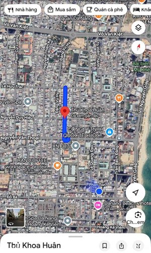 bán cặp đất 2 lô liền kề đường thủ khoa huân, phường mỹ an ,tp. đà nẵng