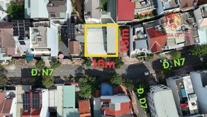 21 tỷ 500, lô biệt thự d2d võ thị sáu đồng nai, 16x18m cần bán