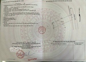 chính chủ bán đất sổ riêng hiệp thành, bình thắng dĩ an, bình dương, giá chỉ 50 triệu/m2