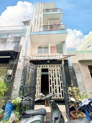 hẻm xe hơi ngay ngã tư bốn xã - hương lộ 2 - 54m2 - 4 tầng - nhà mới ở ngay