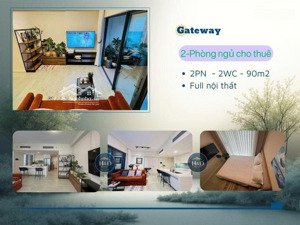 cho thuê gấp căn hộ 2pn, 2wc, 101m2 tại gateway thảo điền, q2, hcm