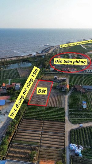 bán đất đô thị ngay mặt biển đường trường chinh kéo dài qh 15m - sẵn sổ full thổ cư
