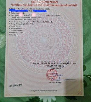 2.75 tỷ sở hữu ngay 174m2 đất full thổ cư phúc thọ, vị trí giữa khu dân cư nằm giữa các dự án lớn