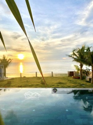 villa resort mặt tiền biển phan thiết - 450m2 - mặt biển bãi tắm trực tiếp 