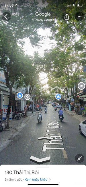 bán đất (ngang gần 5m) mặt tiền đường thái thị bôi, kinh doanh sầm uất, giá 5 tỷ 5 tl