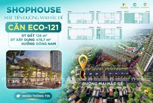 shophouse 2 mặt tiền kinh doanh mai hắc đế