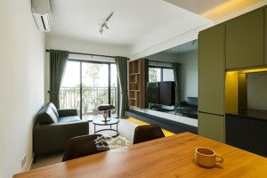 cho thuê nhà đẹp the sun avenue - căn hộ 2 phòng ngủ 2wc, full nội thất sang trọng, ban công dài