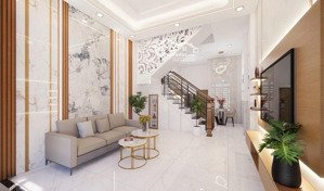 nhà mới đón tết 50,7m2 3pn xe hơi đậu cửa full nội thất giá chỉ 5.85 tỷ