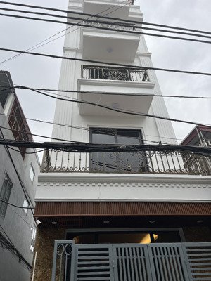 bán nhà thượng thanh 35m 5 tầng 6,4 tỷ: nhà mới, full nội thất xịn sò, ô tô đỗ cổng