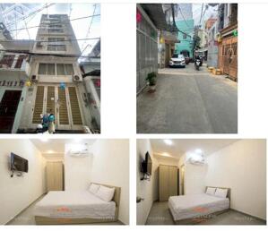 CHDV 6 TẦNG - 12 PHÒNG - HUỲNH VĂN BÁNH - PHÚ NHUẬN - NGANG 5 x 15M - HẼM 8M - GIÁ : 19,5 TỶ