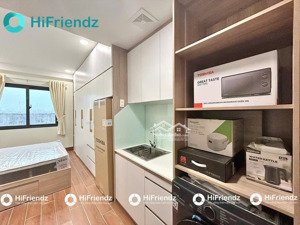 căn hộ studio 24m2 cửa sổ thoáng | nội thất mới | máy giặt riêng | thang máy | gần phố bui viện q1