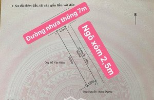 bán lô góc 135m2 tại đường minh khai, xã mỹ đức, an lão, hải phòng. đường nhựa thông 7m.