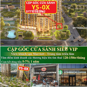 bán shop khối chân đế vinhomes cổ loa cặp góc y5 cửa sảnh - siêu vip ( vị trí vàng )