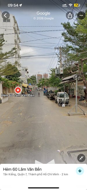 bán dãy trọ lâm văn bền p. tân kiểng quận 7 - 70m ra ô tô - 6x13m 74m2 - dòng tiền 10tr - 5.6tỷ tl