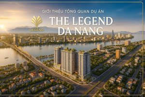 căn 3pn the legend danang quỹ ngoại giao, view sông hàn, cầu rồng, pháo hoa diff và cả view biển
