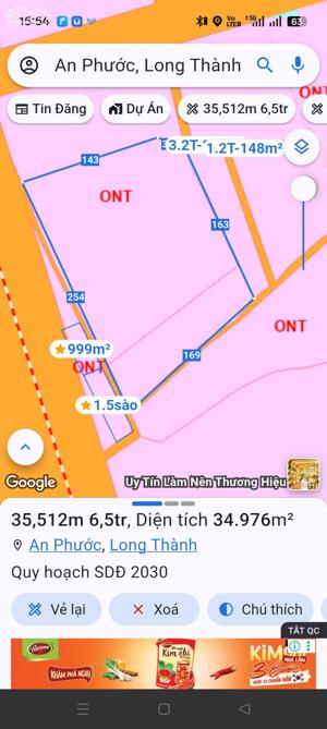 BÁN GẤP LÔ BÁN 3,5 ha ĐẤT NGAY CỬA NGÕ KCN LONG ĐỨC, LONG THÀNH - XÂY DỰNG KINH DOANH AN TÂM
