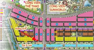 ngoại giao căn góc khối đế duy nhất cạnh bãi đỗ xe & đại lộ hoa - đầu tư tốt nhất sun urban city