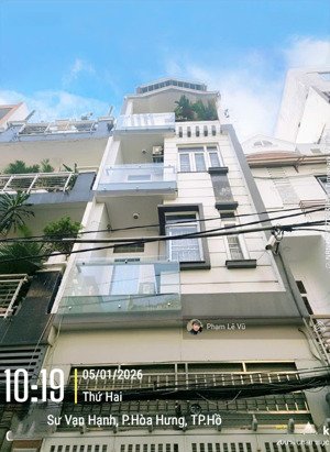 siêu phẩm nhà đẹp đường sư vạn hạnh, q10. 4,2x17m. 5 tầng. chỉ 17,5 tỷ