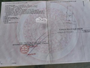 bán đất xã hồ tràm ngang 15mx45m có 100m2 thổ cư,cách tl328 vào 100m, cách ngã tư hồ tràm 4km