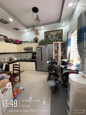 nhà góc (5*11m) hẻm xe hơi ở pth p7 q8 (thuộc phường bình đông) shr hiện hữu. lh 