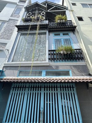 mặt tiền - tăng bạt hổ - nhà đẹp 4t, gần chợ bà chiểu bình thạnh