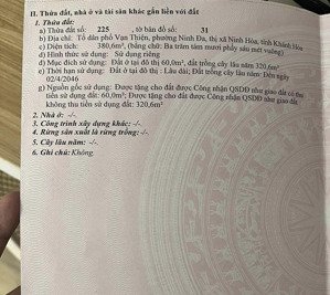 bán đất 380m2 phường ninh đa, ninh hoà chỉ 1tỷ3| liên hệ ngay