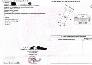 băng 1 bàn giản - lập thạch tl306b kinh doanh đẹp mặt tiền 7m full thổ cư 133m2 gần kcn lập thạch 2