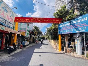 vip cực hiếm nhà mặt tiền 1t1l 104.6m2 - ngay kha vạn cân- trường đại học cảnh sát- linh tây