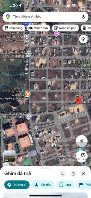 la bàn land fpt đà nẵng chào bán lô đất view công viên, sạch đẹp, trục bắc nam, đường lớn 9,5m