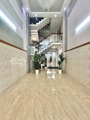 nhà đẹp ngay khu phân lô phan huy ích - hẻm nhựa thông ô tô - 5 tầng - dt 4mx19m - sổ vuông a4