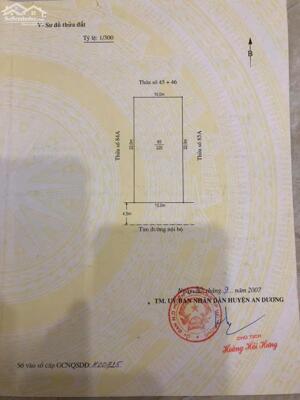 BÁN LÔ ĐẤT 220M² CHUNG CƯ LƯƠNG QUÁN – NAM SƠN – AN DƯƠNG – HẢI PHÒNG