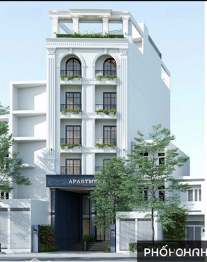 siêu phẩm tòa nhà 18 chdv đường hoàng văn thụ. dt: 6,5x20m. khai thác 128tr/tháng